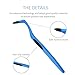 Abom Teeth Stain Remover, Dental Plaque Eraser Tool, Tartar Calculus Cleaning Kit, Professional Manual Tooth Cleaner and Polisher for Teeth Whitening and Polishing, 2 Pack