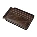 Badiya Men's Bifold Money Clip Wallet Vintage Genuine Leather Slim Card Holders