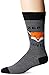 Socksmith mens Zero 'Fox Given Heather Gray One Size