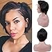 Bestsojoy Hair 10A Brazilian Straight Lace Front Wig Short Human Hair Wigs For Black Women 150% Density Bob Lace Front Wigs 13x4 Lace Frontal Wig Remy (6