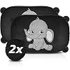 SMARTCAR ADDS Zonwering auto baby met UV-bescherming – Car Sun Shade incl. 6 zuignappen & transporttas, zonneklep auto…