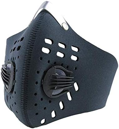 Anti-Pollution Sports Mask by Ehub| High Elasticity best fit |Anti Smoke, Helps from dust and pollen | 7 layer N99 Activated Carbon filter | Best for Jogging, Cycling, Hiking, Mowing, and Sawmilling