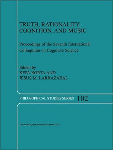 Truth Rationality Cognition And Music Philosophical - 