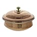Donga Indian Serveware Soup Tureen - 1 Large Bowls with Lids - Indian Handicrafts - Copper Kitchenware