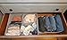 La Luna Sock Organizer Drawer Organizer Dresser Closet Clothes Kitchen Junk Drawer Divider Hanging Closet Organizer Baby Drawer Organizer Lipstick Organizer Makeup Organizer Countertop