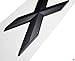 Zorratin Black 2005-2014 X5 Lettering Letter Rear Trunk Boot Lid Hatch Tailgate Emblem Badgen with Sticker for BMW Trunk [X5, Matte]