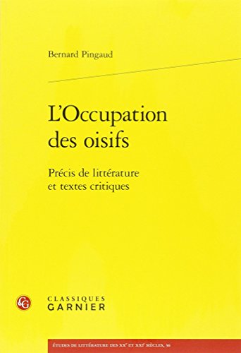 L' occupation des oisifs