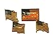 GIFTCO American Flag Metal Pins - Set Of 4