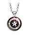 Captain America Necklace, The Avengers Jewelry, Shield Pendant, Superhero Earrings Gifts Gift, Geek Geeky Present Presents