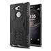 YmhxcY LG k22 Case,LG K22+ Plus Case with Tempered Glass Screen Protector [2 Pack], Armor Grade Case with Rotating Holder Kickstand Non-Slip Hybrid Rugged Case for LG k22 6.2 ”-KJ (Blue)
