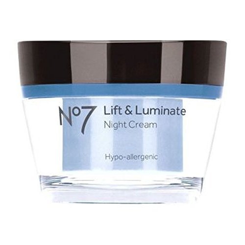 No 7 Lift and Luminate Night Cream 50ml Tub