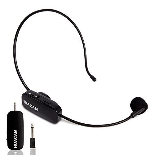 HUACAM YYPJ-03 2.4G Wireless Microphone, 40m Stable Wireless Transmission, Headset And Handheld 2 In 1 Handheld Portable For Voice Amplifier,Speaker Computer Karaoke Headset Karaoke - Thumbnail 6