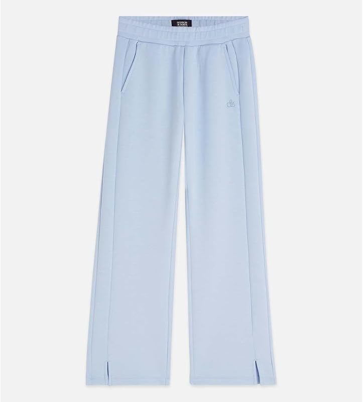 Pantalon de survêtement en Viscose à Jambe Droite
