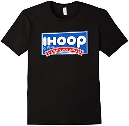 Men's IHoop Watch Your Ankles - Funny, Basketball,Sports - T Shirt Medium Black
