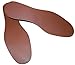 Shoeslulu Handcrafted Thin Cushioning Leather Insoles with Activated Carbon Odor Control (British Tan [US Women 8~8.5 /EU 39])