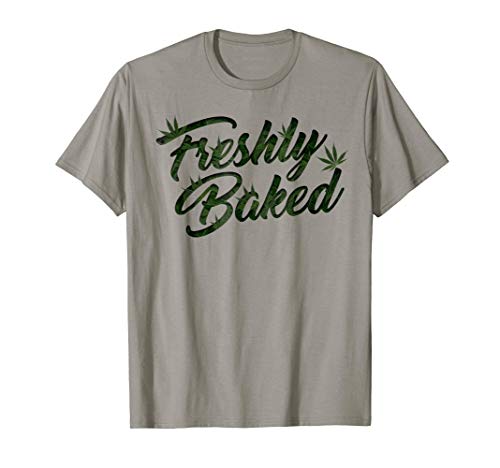 funny weed shirtsTHC Freshly Baked Cannabis Medical Marijuana T-Shirt T-ShirtOEKO-TEX STANDARD 100