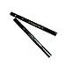 QBEKA Makeup Black Waterproof Liquid Eyeliner, Double-Ended Eyeliner Stamp Eyeliner Tattoo (Crescent)