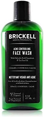 brickell acne controlling face wash
