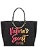 Victoria's Secret Angel City Tote, Black/Ombre Script