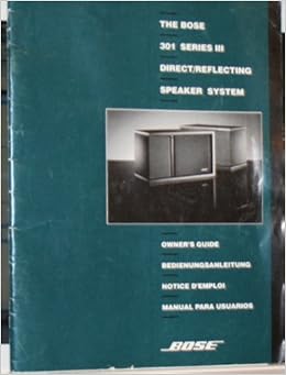 bose 301 series iii amazon