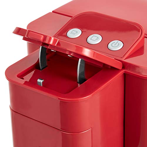 Amazon Basics Single Serve Capsule Coffee Maker, Red Pricepulse