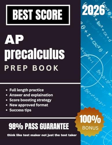 AP PreCalculus Review Workbook: Over 100 Problems Plus Multiple