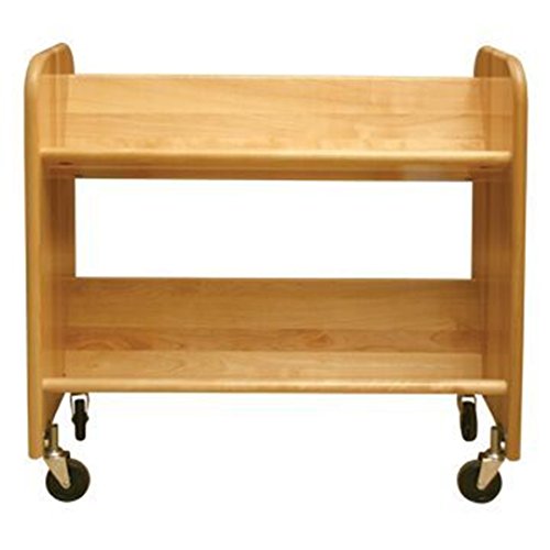 Catskill Craftsmen Rol-Rack with Tilted Shelves, Natural Birch