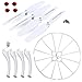 XiaoPengYo Spare Parts Propellers Blades Protection Fram + Landing Skid + Blades Cover Compatible for Syma X5H X5HC X5HW X5HC-1 X5HW-1 X5HW-I Quadcopter