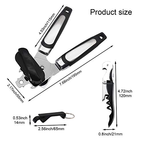 Xntun Portable Multifunctional Bottle Opener Suit(Include 3 in 1 Can