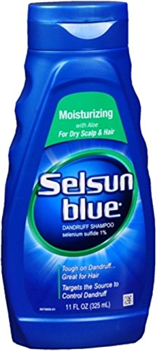Selsun Blue Moisturizing Dandruff Shampoo 11 oz (Pack of 4)