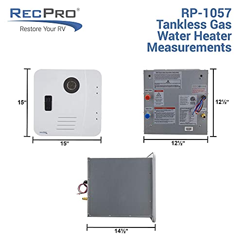 RecPro RV Tankless Water Heater On Demand Hot Water Heater Gas