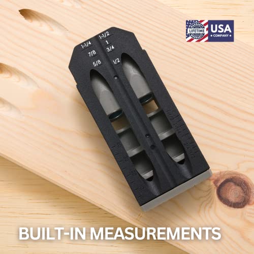 Massca Twin Pocket Hole Jig Kit Adjustable & Easy To Use Joinery