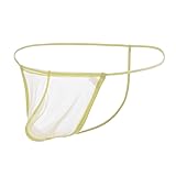 ZONBAILON Men's Sexy Bikini See Through Underwear