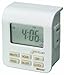 Woods 50008 Indoor 7-Day Digital Plug-in Timer; 1 Polarized Outlet; 1 Pack; White