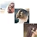 Hair Bun Shapers,3 Pack French Hair Styling Bun Maker with 2 Retro Hair Pin Clips DIY Doughnuts Hair Bun Tool (3 pack hair shapers+2 pack clips)