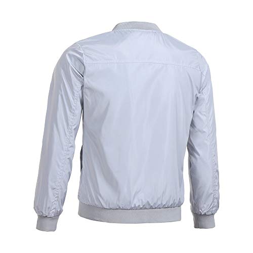 Hot Sale! Men's Winter Warm Jacket Slim Fit Lightweight Softshell Flight Bomber Jacket Coat Tops