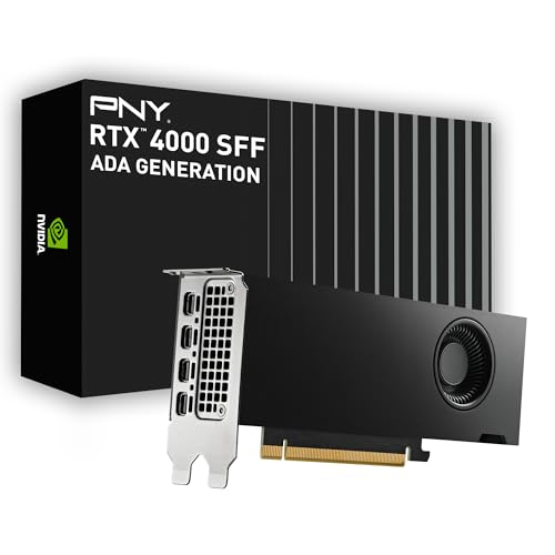 PNY Technology VCNRTX4000ADALP-PB VCX NVIDIA RTX 4000 Ada Low-Profile 20GB GDDR6 Graphic
