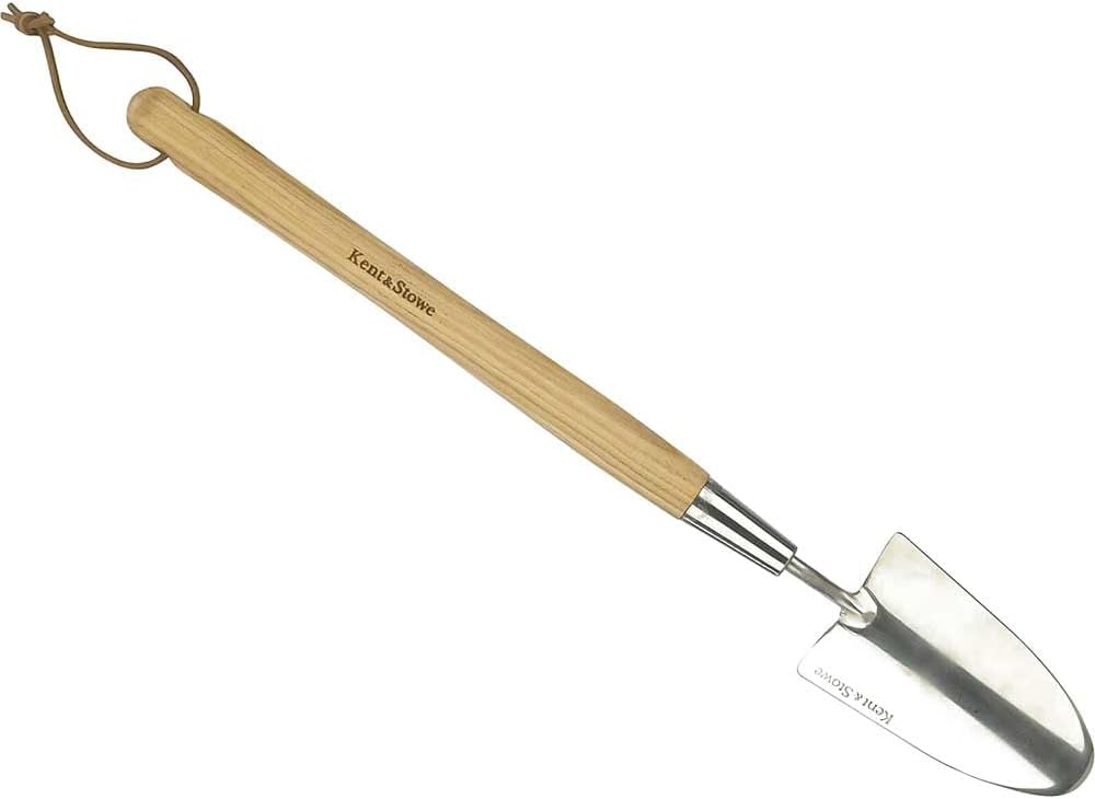 Kent & Stowe Stainless Steel Border Hand Trowel with Ash Handle