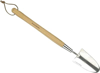 Kent & Stowe Stainless Steel Border Hand Trowel with Ash Handle