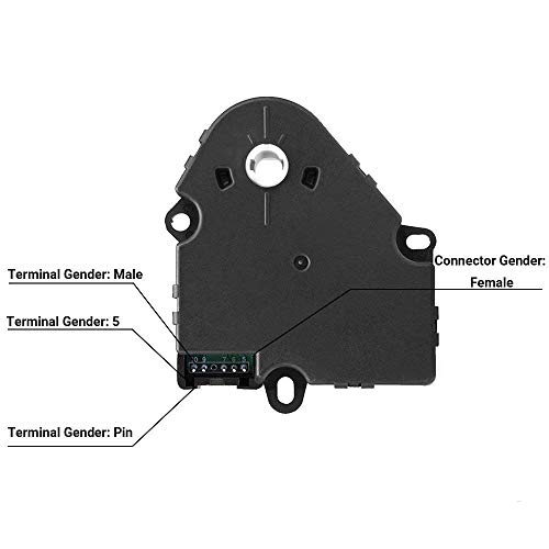 HVAC Blend Air Door Actuator Replaces# 89018365,604-106,52402588 52402598 for Chevrolet Chevy Silverado 1500 2500 Tahoe 1999-2013 GMC Sierra Blend Door Motor (12 MONTHS WARRANTY)
