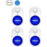 [2018 UPGRADED] Ultrasonic Pest Control Repeller - Electronic Mouse Repellent, Pest Warrior - Repel Mouse, Bed Bugs, Ants, Fleas, Spiders, Roaches, Mosquitoes, Eco-Friendly, Human&amp;Pet Safe