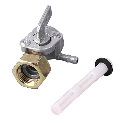 BougeRV 2 PCS Gas Tank Fuel Switch Valve Pump Petcock for Chinese Gasoline Generator 5.5hp 6.5hp 7hp 8hp 9hp 11hp 13hp 14h 15hp 16hp 168F 163CC 196CC 170F 208CC 211CC 173F 177F 182F 188F -16mm x 1.5mm