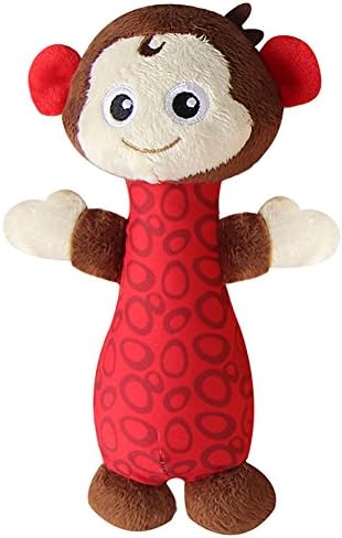 Cute Monkey Squeaker-Me-Rattle T22002-1