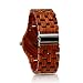 Oct17 Men's Wooden Wood Watch Analog Quartz Day Date Calendar Bamboo Movement Watches with Case Luxury