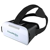 Cloudseller 3D VR Virtual Reality Glasses Headset with Head-mounted Headband for 3.5-6.0 Inch Google VR Goggles iPhone, Samsung Note, LG Nexus, HTC, Moto Smartphones