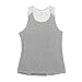 Lookatool Women Summer Lace Vest Top Short Sleeve Blouse Tank Tops T-Shirt Gray