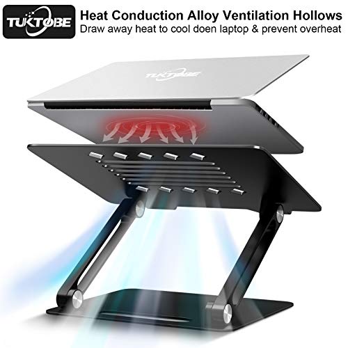 Adjustable Laptop Stand Ergonomic Laptop Riser Foldable Notebook