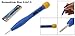 uxcell 0.4x1.3mm Slotted Anti Static Ceramic Alignment Screwdriver Tool