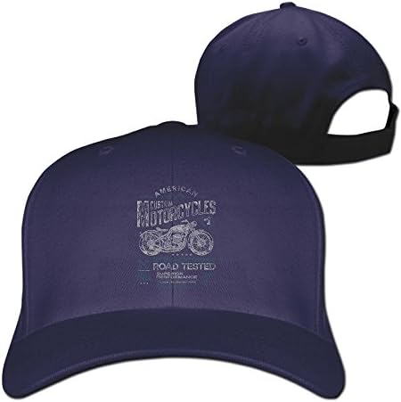 American Motorcycles Established 1995 Superior Perfpormance Caps Flat-Along Plain Adjustable Unisex Strapback Hat