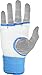 EMRAH Pro Training Ladies Boxing Inner Gloves Hand Wraps MMA Wraps Mitts (Medium, White/Blue)